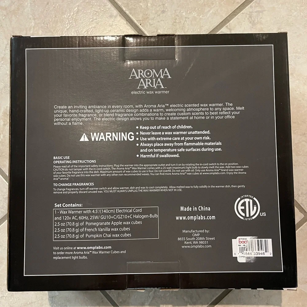 Aroma Aria Hot wax warmer - Picture 2 of 2